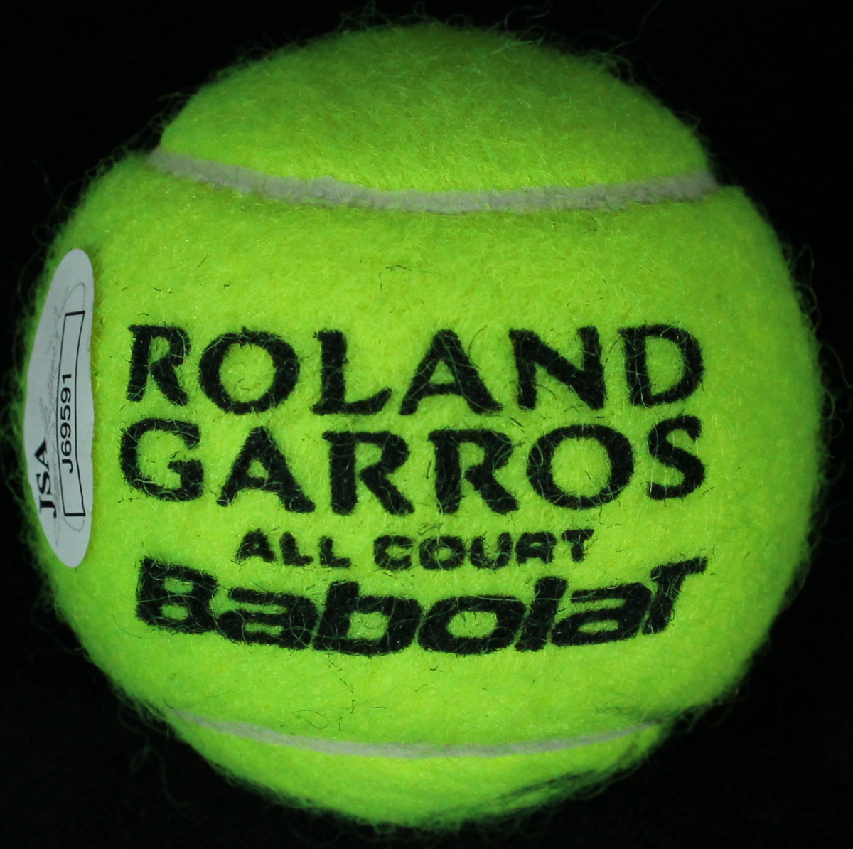 Roger Federer & Rafael Nadal Signed Roland Garros Tennis Ball (JSA COA) at PristineAuction.com Roger Federer & Rafael Nadal Signed Roland Garros Tennis Ball (JSA COA) at PristineAuction.com