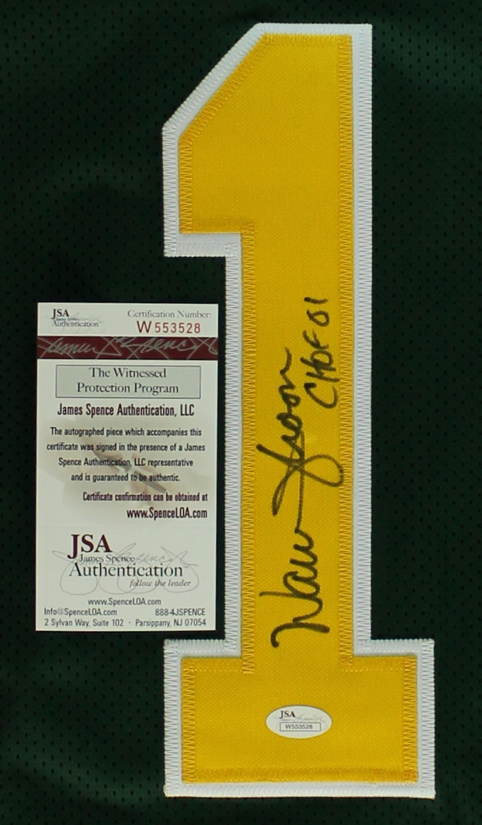 Warren Moon Signed CFL Edmonton Eskimos Stat Jersey Inscribed "C HOF 01" (JSA COA) at PristineAuction.com Warren Moon Signed CFL Edmonton Eskimos Stat Jersey Inscribed "C HOF 01" (JSA COA) at PristineAuction.com