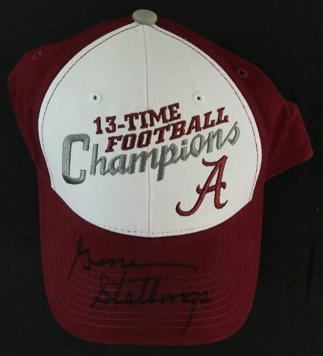 Gene Stallings Signed Alabama Hat (Quality COA) at PristineAuction.com Gene Stallings Signed Alabama Hat (Quality COA) at PristineAuction.com