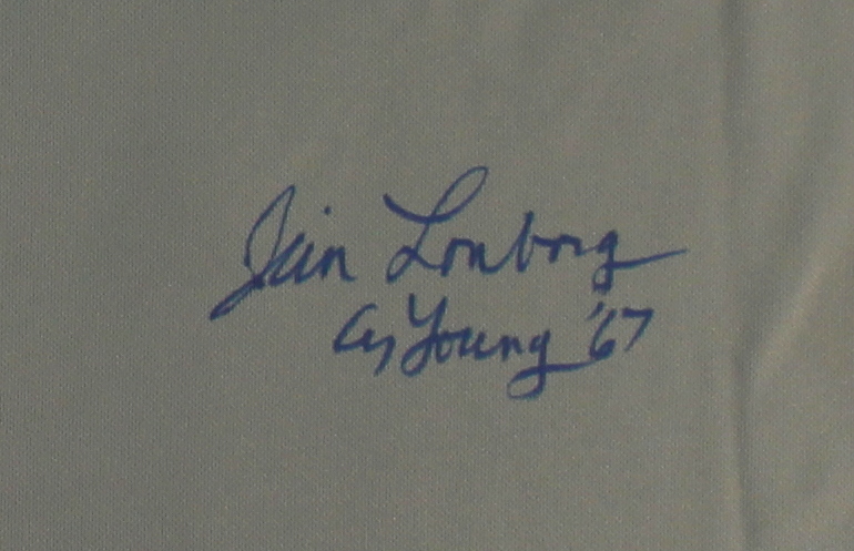Jim Lonborg Signed Red Sox Jersey Inscribed "CY Young 67" (Quality Authentication COA) at PristineAuction.com Jim Lonborg Signed Red Sox Jersey Inscribed "CY Young 67" (Quality Authentication COA) at PristineAuction.com