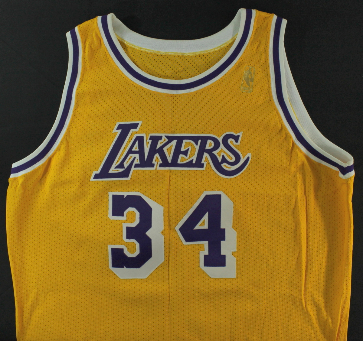 Shaquille O'Neal Game-Worn Lakers Jersey (Lampson LOA) at PristineAuction.com Shaquille O'Neal Game-Worn Lakers Jersey (Lampson LOA) at PristineAuction.com