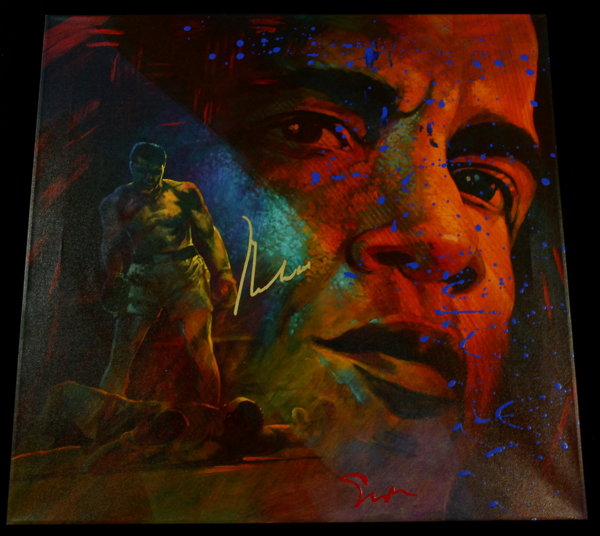 Muhammad Ali Signed Simon Bull "Legacy" 30x30 Mixed Media on Canvas (Online Authentics) at PristineAuction.com Muhammad Ali Signed Simon Bull "Legacy" 30x30 Mixed Media on Canvas (Online Authentics) at PristineAuction.com