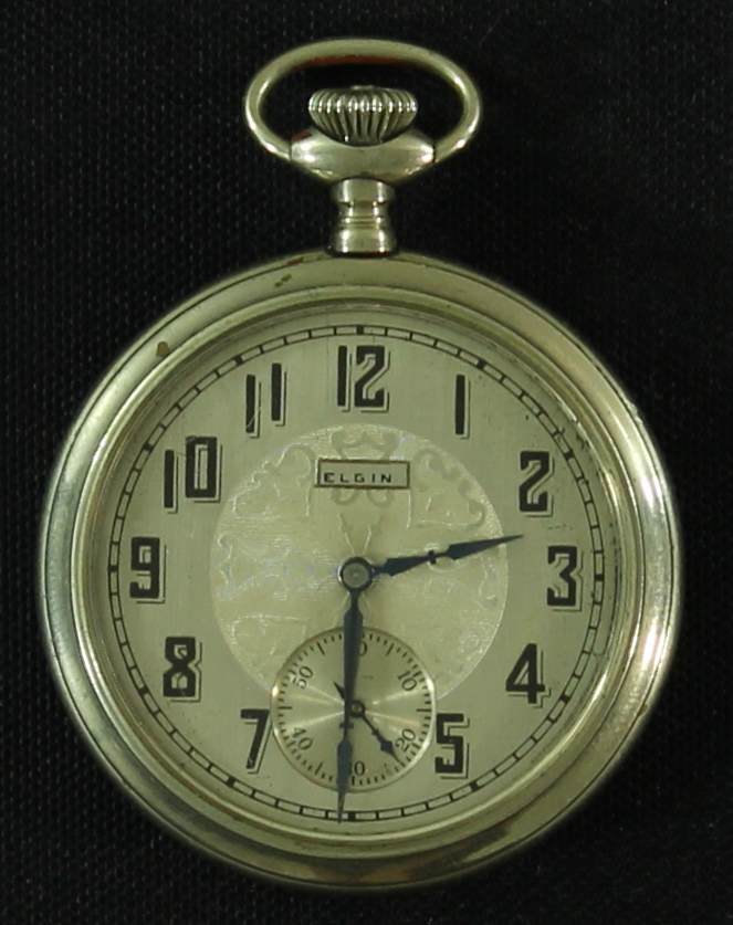 Antique Vintage Elgin Pocket Watch from 1924 Runs at PristineAuction.com Antique Vintage Elgin Pocket Watch from 1924 Runs at PristineAuction.com