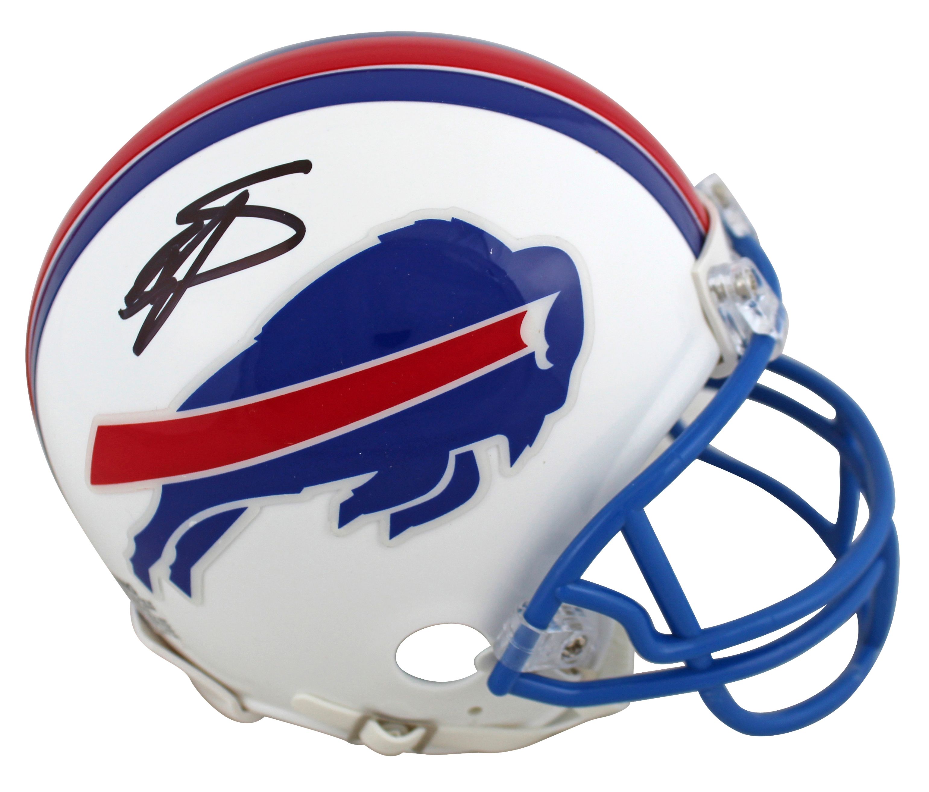 Stefon Diggs Signed Bills Throwback Mini Helmet (Beckett COA) at PristineAuction.com Stefon Diggs Signed Bills Throwback Mini Helmet (Beckett COA) at PristineAuction.com