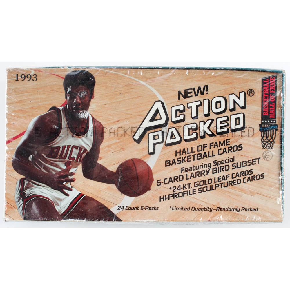 199394 Action Packed Hall of Fame Basketball Cards Box with (24) Packs