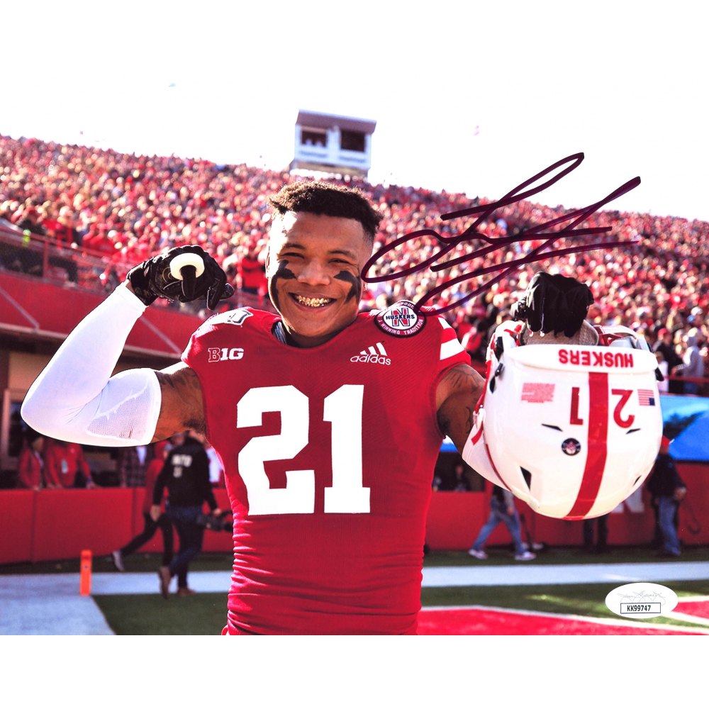Lamar Jackson Signed Nebraska Cornhuskers 8x10 Photo (JSA COA