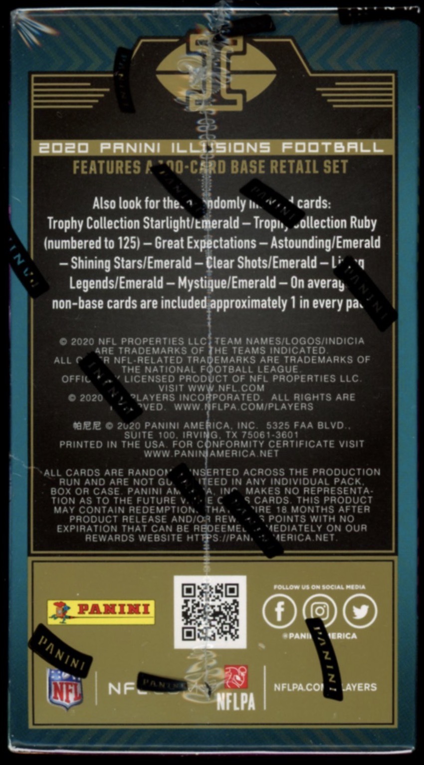 2020 Panini Illusions Football Blaster Box with (6) Packs at PristineAuction.com 2020 Panini Illusions Football Blaster Box with (6) Packs at PristineAuction.com