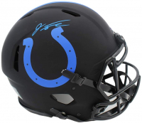 Jonathan Taylor Signed Colts Full-Size Authentic On-Field Eclipse Alternate Speed Helmet (Fanatics) at PristineAuction.com