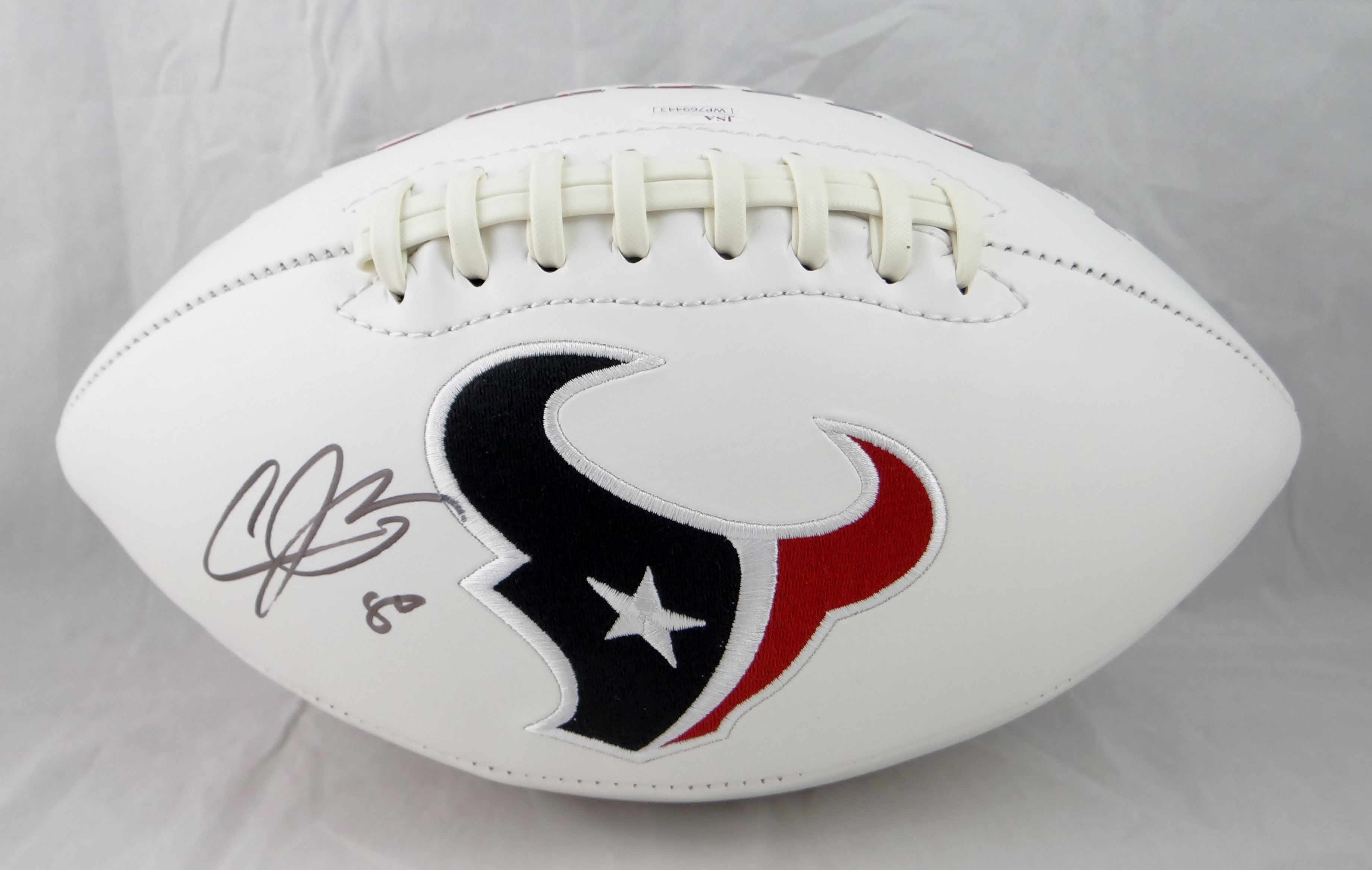 Andre Johnson Signed Texans Logo Football (JSA COA) at PristineAuction.com Andre Johnson Signed Texans Logo Football (JSA COA) at PristineAuction.com