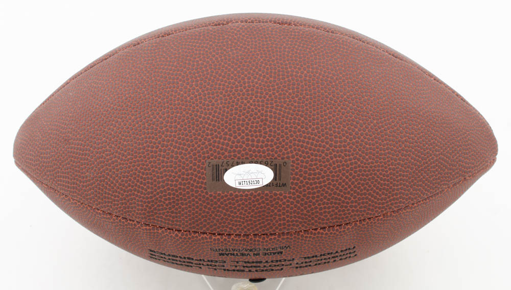 LeRoy Irvin Signed NFL Football Inscribed "Rams" & "207 Punt Return Yards" (JSA) at PristineAuction.com LeRoy Irvin Signed NFL Football Inscribed "Rams" & "207 Punt Return Yards" (JSA) at PristineAuction.com