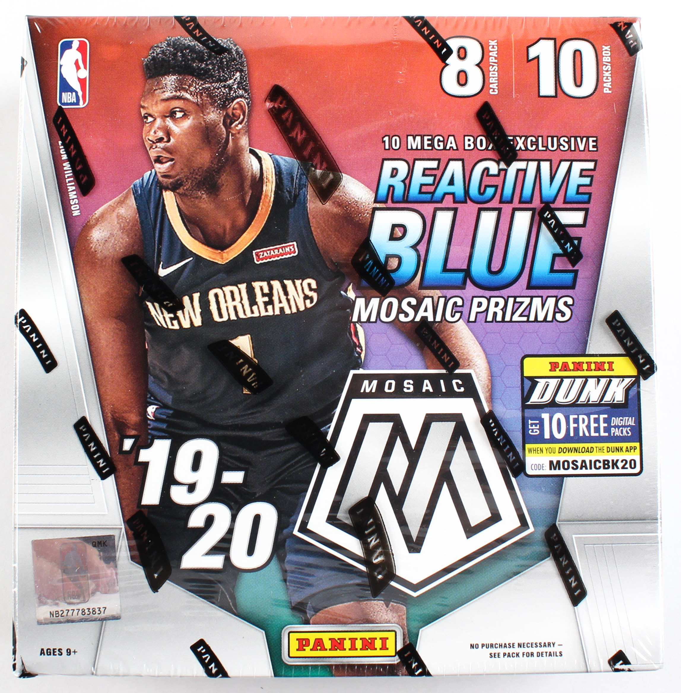 2019-20 Panini Mosaic Basketball Mega Box of (80) Cards at PristineAuction.com 2019-20 Panini Mosaic Basketball Mega Box of (80) Cards at PristineAuction.com