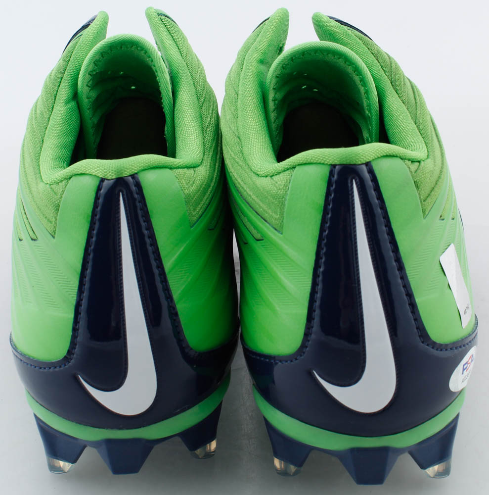 Pair of (2) Russell Wilson Signed Seahawks Cleats (PSA Hologram & Wilson Hologram) at PristineAuction.com Pair of (2) Russell Wilson Signed Seahawks Cleats (PSA Hologram & Wilson Hologram) at PristineAuction.com