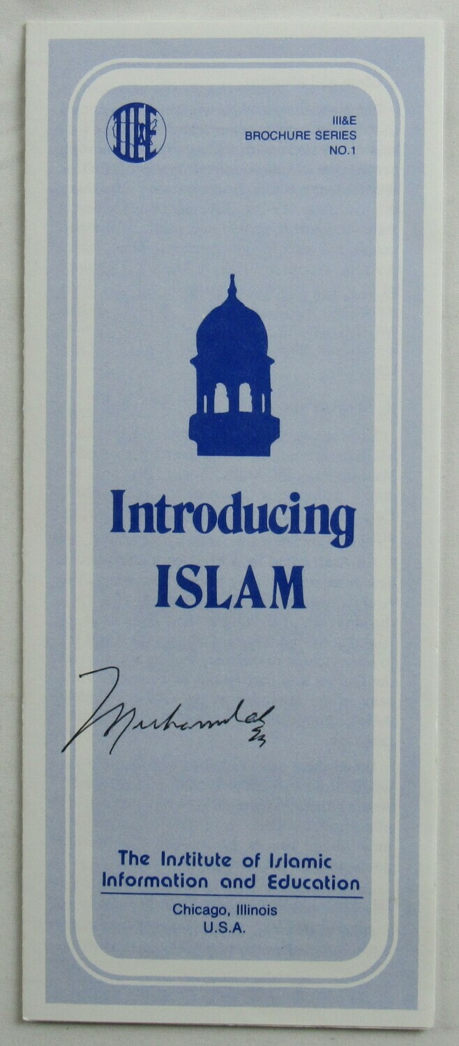 Muhammad Ali Signed Pamphlet (JSA ALOA) at PristineAuction.com Muhammad Ali Signed Pamphlet (JSA ALOA) at PristineAuction.com