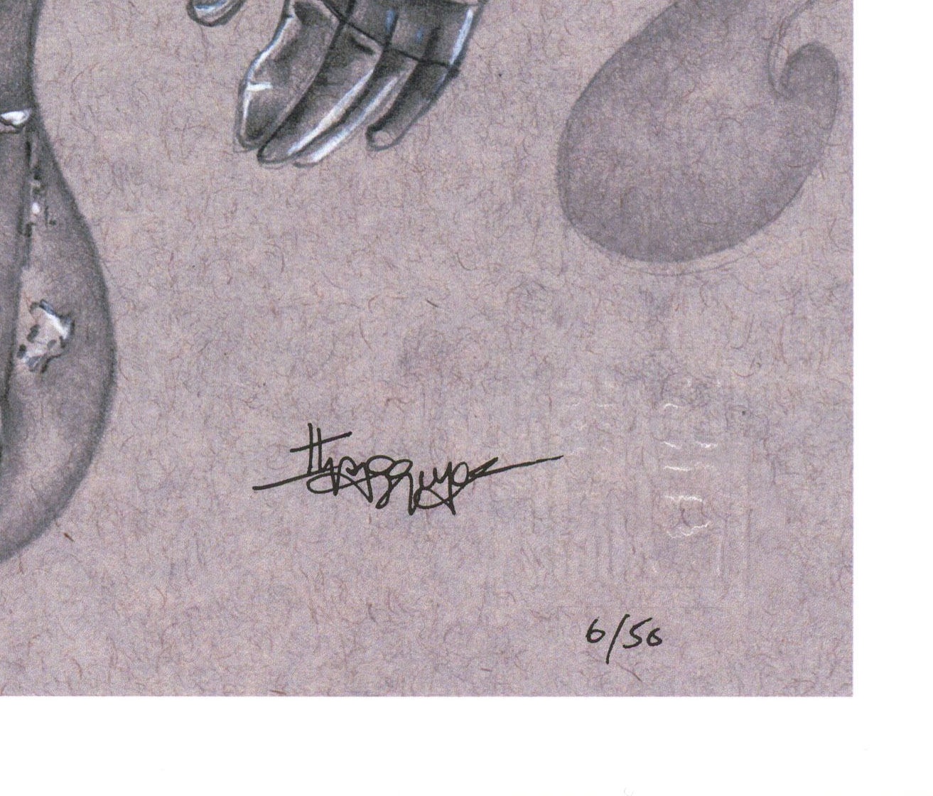 Thang Nguyen - The Mandalorian - "Star Wars" - 8x12 Signed Limited Edition Giclee on Fine Art Paper #/50 at PristineAuction.com Thang Nguyen - The Mandalorian - "Star Wars" - 8x12 Signed Limited Edition Giclee on Fine Art Paper #/50 at PristineAuction.com