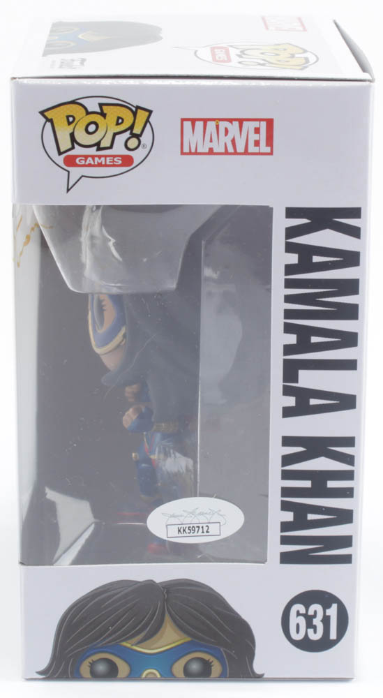 Iman Vellani Signed "Avengers" #631 Ms. Marvel Funko Pop! Vinyl Bobble-Head Figure (JSA) at PristineAuction.com Iman Vellani Signed "Avengers" #631 Ms. Marvel Funko Pop! Vinyl Bobble-Head Figure (JSA) at PristineAuction.com