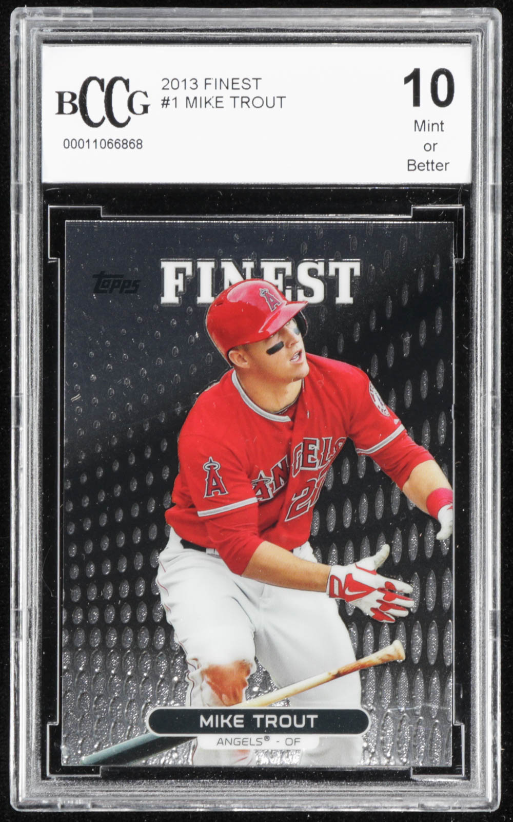 Mike Trout 2013 Finest #1 (BCCG 10) at PristineAuction.com Mike Trout 2013 Finest #1 (BCCG 10) at PristineAuction.com