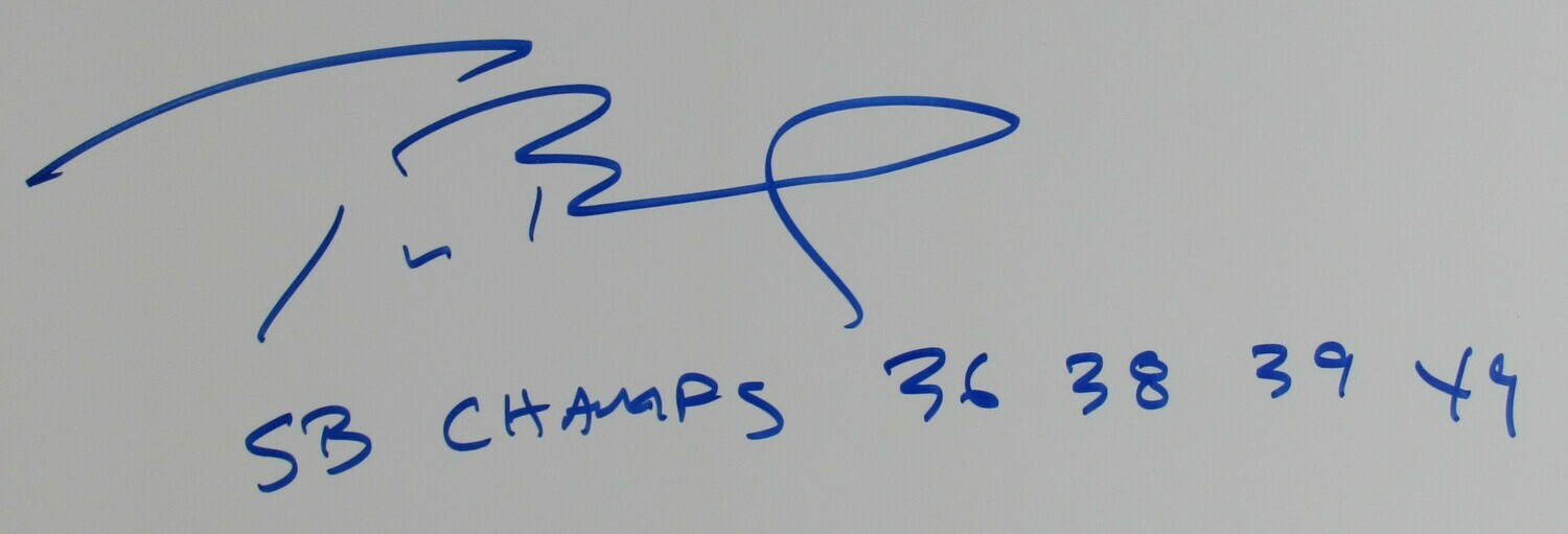 Tom Brady Signed Patriots 22x48 Custom Framed Photo Inscribed "SB Champs 36, 38, 39, 49" (TriStar Hologram) at PristineAuction.com Tom Brady Signed Patriots 22x48 Custom Framed Photo Inscribed "SB Champs 36, 38, 39, 49" (TriStar Hologram) at PristineAuction.com