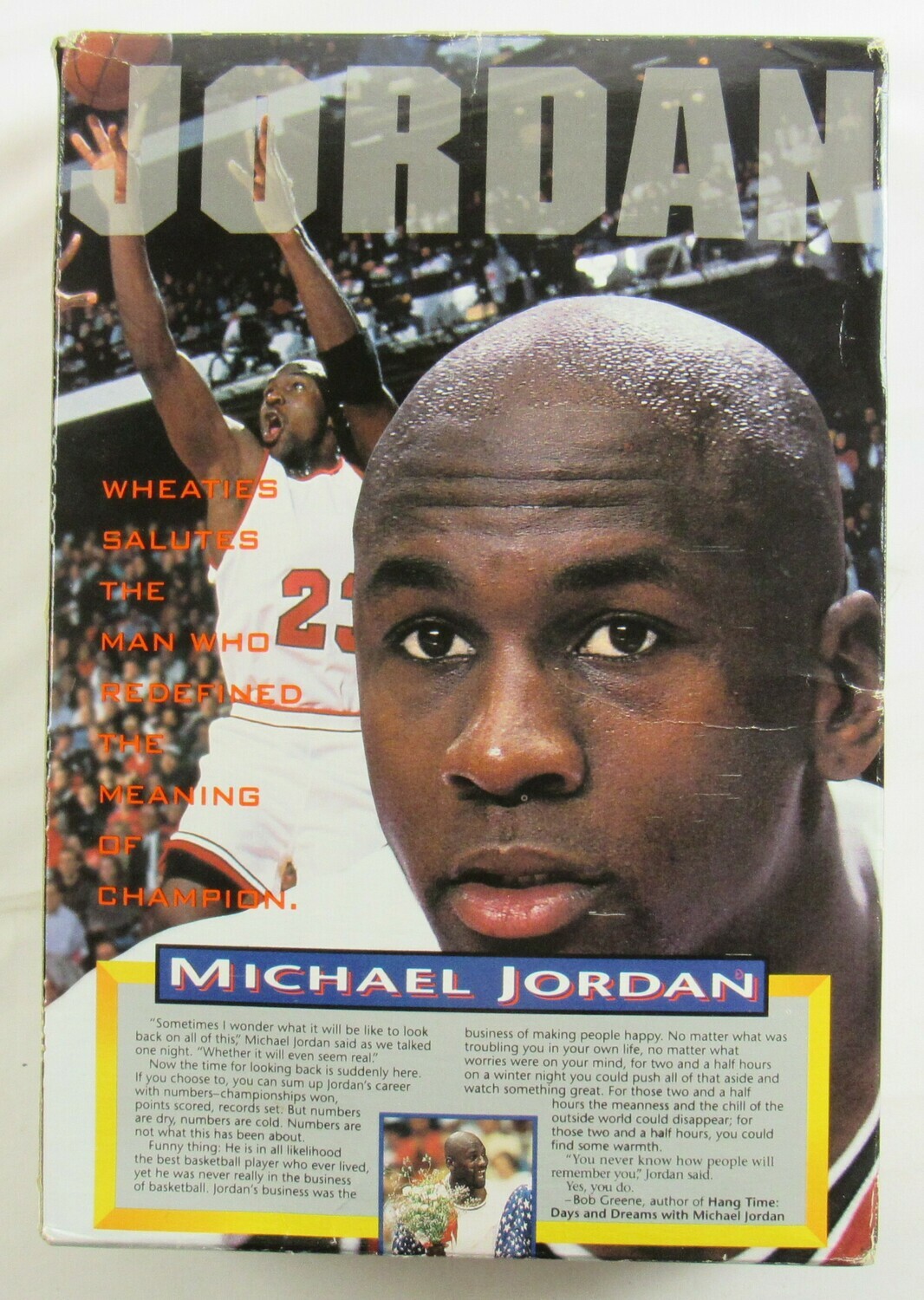 Michael Jordan Signed Wheaties Cereal Box (JSA LOA) at PristineAuction.com Michael Jordan Signed Wheaties Cereal Box (JSA LOA) at PristineAuction.com