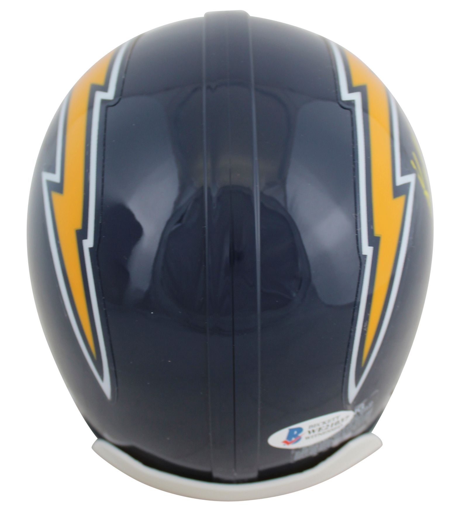 Kellen Winslow Signed Chargers Throwback Mini Helmet Inscribed "HOF 95" (Beckett COA) at PristineAuction.com Kellen Winslow Signed Chargers Throwback Mini Helmet Inscribed "HOF 95" (Beckett COA) at PristineAuction.com