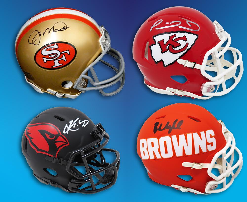 Schwartz Sports Football Collection Mystery Box - Series 10- (Limited to 100) (4 Autographs in EVERY Box!!) at PristineAuction.com Schwartz Sports Football Collection Mystery Box - Series 10- (Limited to 100) (4 Autographs in EVERY Box!!) at PristineAuction.com