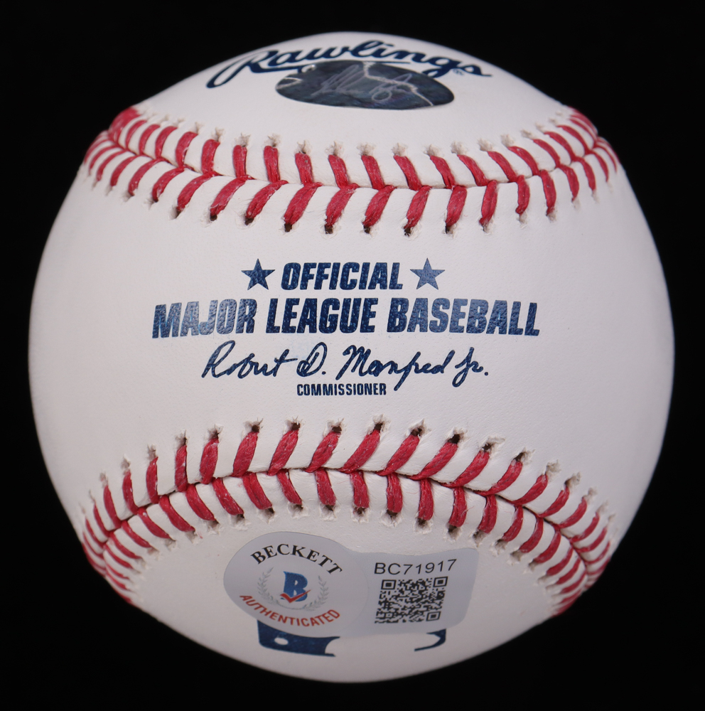 Nolan Ryan Signed OML Baseball Inscribed "324 Wins" (Beckett & Ryan) at PristineAuction.com Nolan Ryan Signed OML Baseball Inscribed "324 Wins" (Beckett & Ryan) at PristineAuction.com