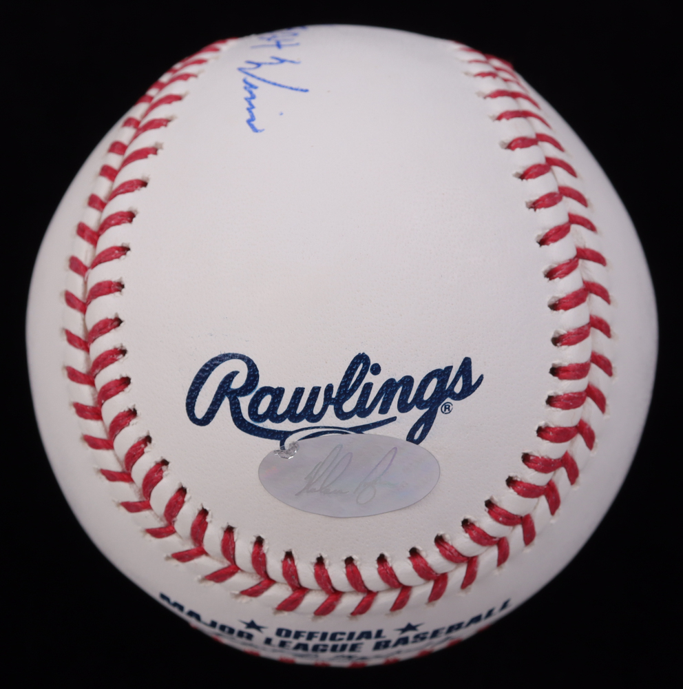 Nolan Ryan Signed OML Baseball Inscribed "324 Wins" (Beckett & Ryan) at PristineAuction.com Nolan Ryan Signed OML Baseball Inscribed "324 Wins" (Beckett & Ryan) at PristineAuction.com