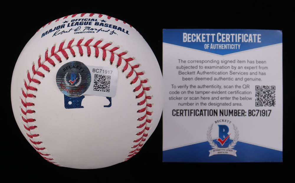 Nolan Ryan Signed OML Baseball Inscribed "324 Wins" (Beckett & Ryan) at PristineAuction.com Nolan Ryan Signed OML Baseball Inscribed "324 Wins" (Beckett & Ryan) at PristineAuction.com