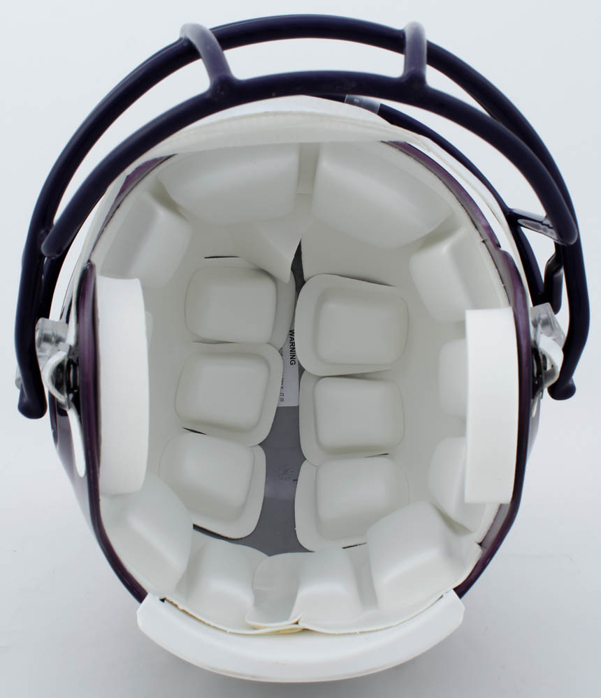 Vikings "Purple People Eaters" Full-Size Throwback Helmet Team-Signed by (4) with Carl Eller, Alan Page, Gary Larsen & Jim Marshall (Beckett COA) at PristineAuction.com Vikings "Purple People Eaters" Full-Size Throwback Helmet Team-Signed by (4) with Carl Eller, Alan Page, Gary Larsen & Jim Marshall (Beckett COA) at PristineAuction.com