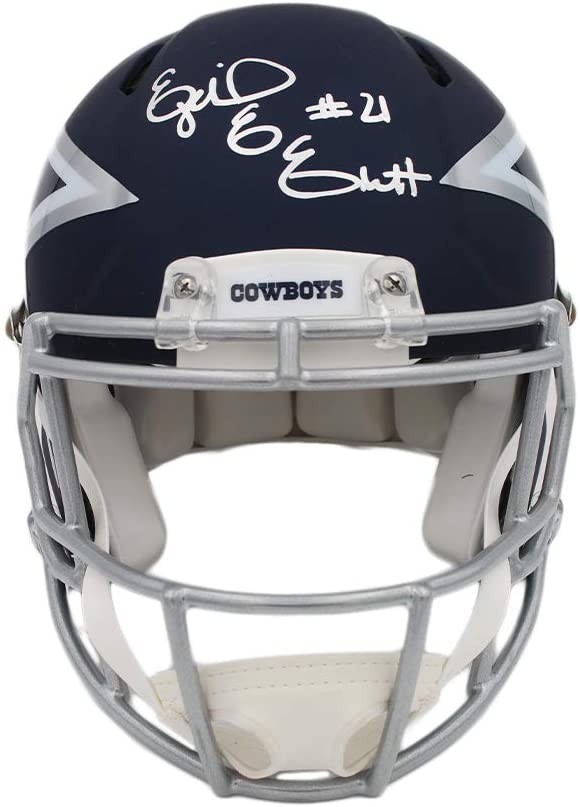Ezekiel Elliott Signed Cowboys Full-Size Authentic On-Field AMP Alternate Speed Helmet (Radtke COA) at PristineAuction.com Ezekiel Elliott Signed Cowboys Full-Size Authentic On-Field AMP Alternate Speed Helmet (Radtke COA) at PristineAuction.com