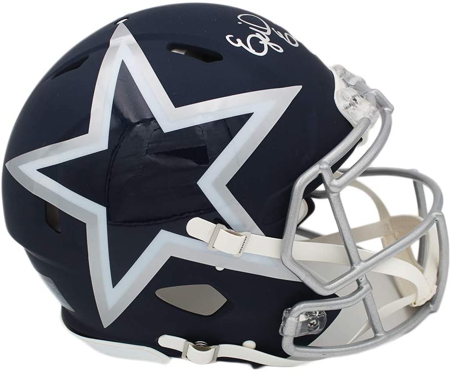 Ezekiel Elliott Signed Cowboys Full-Size Authentic On-Field AMP Alternate Speed Helmet (Radtke COA) at PristineAuction.com Ezekiel Elliott Signed Cowboys Full-Size Authentic On-Field AMP Alternate Speed Helmet (Radtke COA) at PristineAuction.com