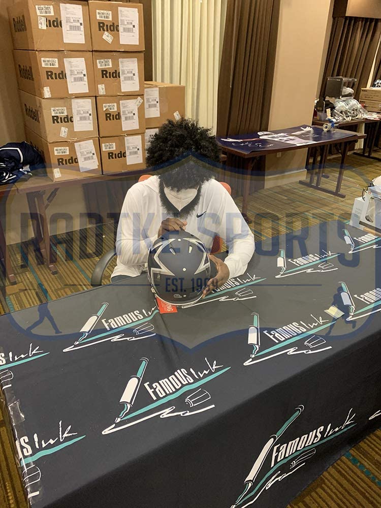 Ezekiel Elliott Signed Cowboys Full-Size Authentic On-Field AMP Alternate Speed Helmet (Radtke COA) at PristineAuction.com Ezekiel Elliott Signed Cowboys Full-Size Authentic On-Field AMP Alternate Speed Helmet (Radtke COA) at PristineAuction.com
