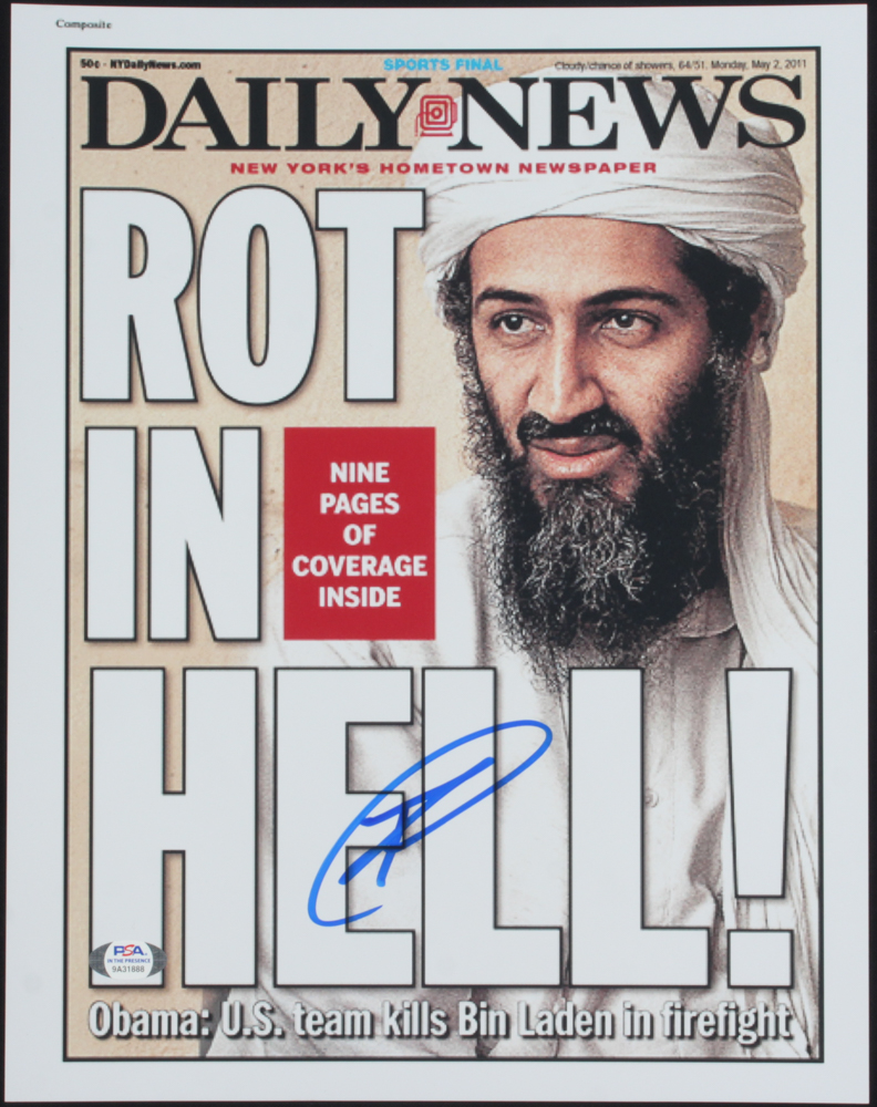 Robert J. O'Neill Signed 11x14 Photo (PSA COA) at PristineAuction.com Robert J. O'Neill Signed 11x14 Photo (PSA COA) at PristineAuction.com