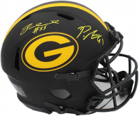 Preston Smith & Za'Darius Smith Signed Packers Authentic On-Field Full-Size Eclipse Alternate Speed Helmet (Radtke) at PristineAuction.com
