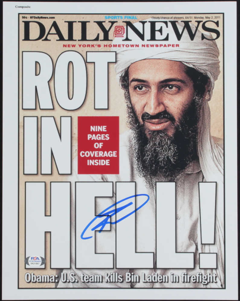 Robert J. O'Neill Signed 11x14 Photo (PSA COA) at PristineAuction.com Robert J. O'Neill Signed 11x14 Photo (PSA COA) at PristineAuction.com