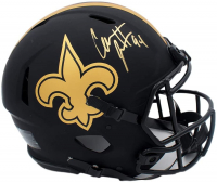 Cameron Jordan Signed Saints Full-Size Authentic On-Field Alternate Eclipse Speed Helmet (JSA) at PristineAuction.com