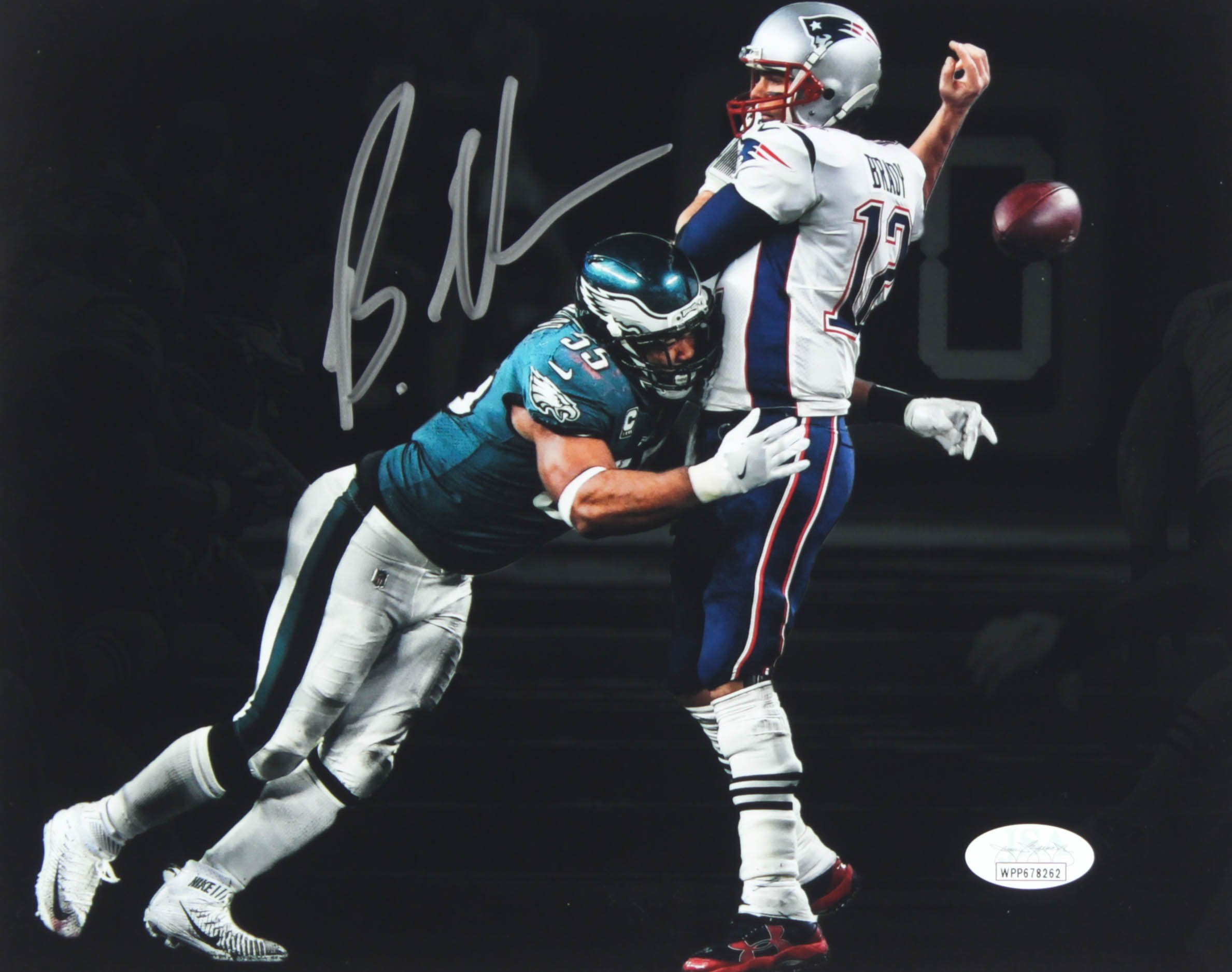 Brandon Graham Signed Eagles 8x10 Photo (JSA COA) at PristineAuction.com Brandon Graham Signed Eagles 8x10 Photo (JSA COA) at PristineAuction.com