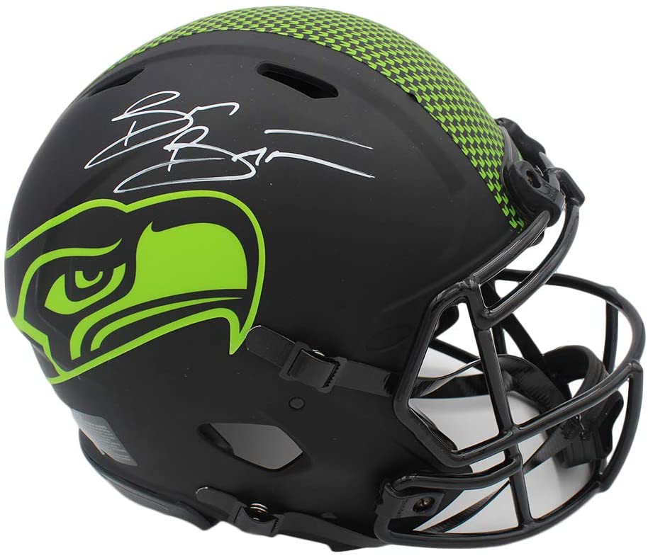 Brian Bosworth Signed Seahawks Full-Size Authentic On-Field Eclipse Alternate Speed Helmet (Radtke) at PristineAuction.com Brian Bosworth Signed Seahawks Full-Size Authentic On-Field Eclipse Alternate Speed Helmet (Radtke) at PristineAuction.com