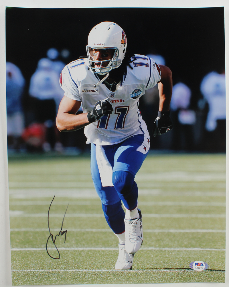 Larry Fitzgerald Signed Cardinals 2005 Pro Bowl 11x14 Photo (PSA Hologram) at PristineAuction.com Larry Fitzgerald Signed Cardinals 2005 Pro Bowl 11x14 Photo (PSA Hologram) at PristineAuction.com