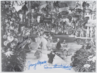 "The Wizard of Oz" 11x14 Photo Cast-Signed by (4) with Karl Slover, Mickey Carroll, Jerry Maren & Donna Stewart-Hardway (JSA COA) at PristineAuction.com