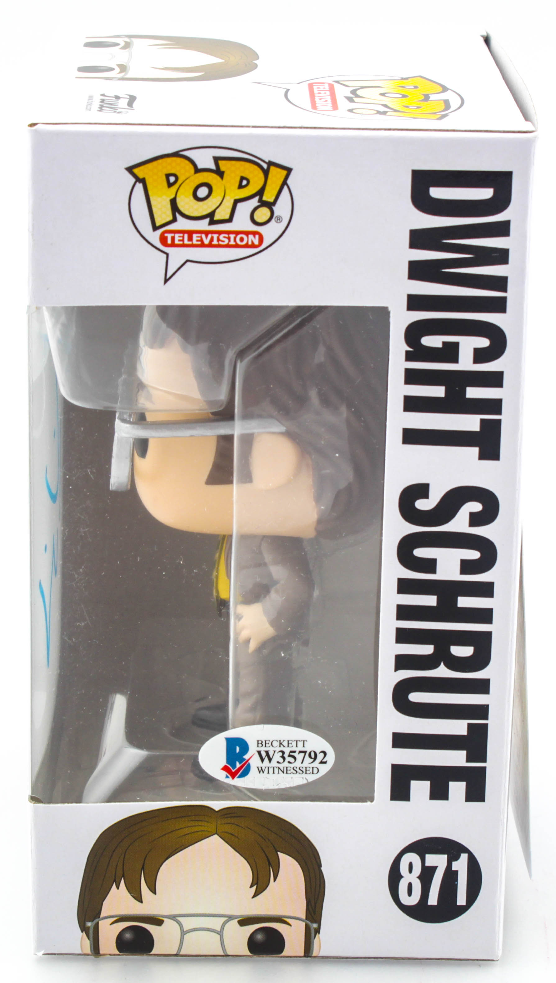 Rainn Wilson Signed "The Office" Dwight Schrute #871 Funko Pop Vinyl Figure (Beckett COA) at PristineAuction.com Rainn Wilson Signed "The Office" Dwight Schrute #871 Funko Pop Vinyl Figure (Beckett COA) at PristineAuction.com