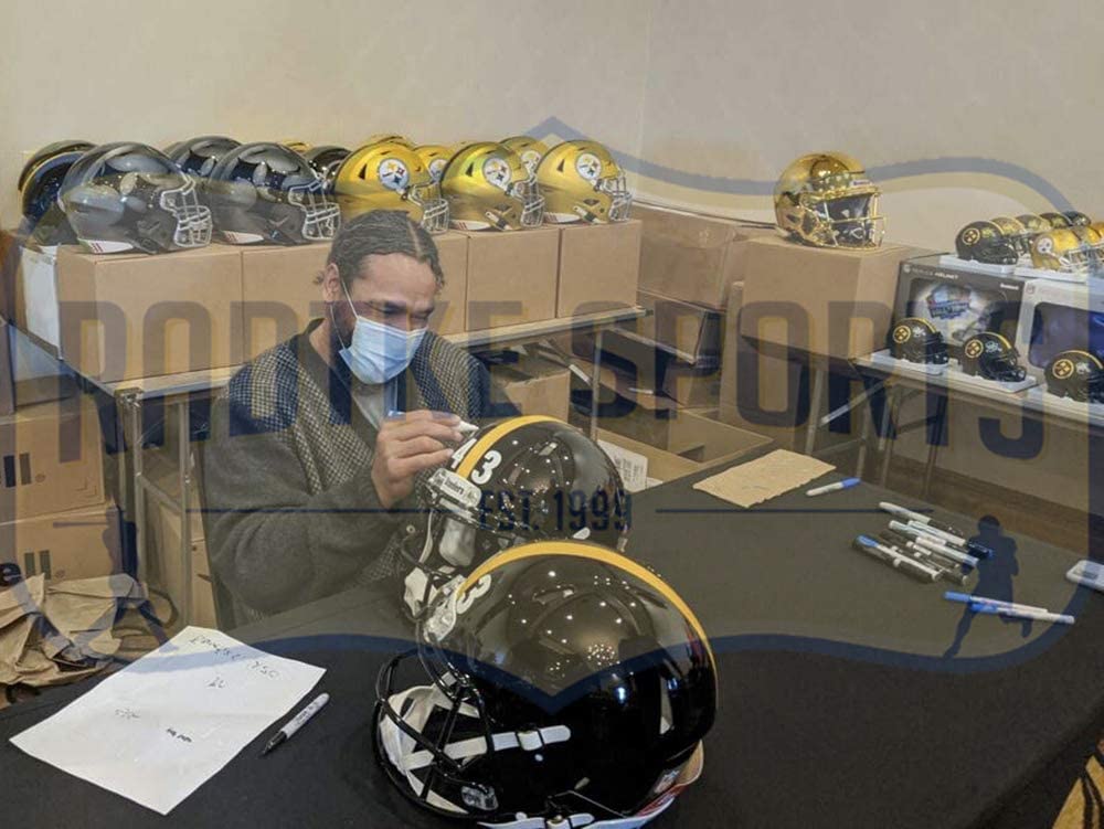 Troy Polamalu Signed Steelers Full-Size Authentic On-Field Speed Helmet (Radtke COA) at PristineAuction.com Troy Polamalu Signed Steelers Full-Size Authentic On-Field Speed Helmet (Radtke COA) at PristineAuction.com