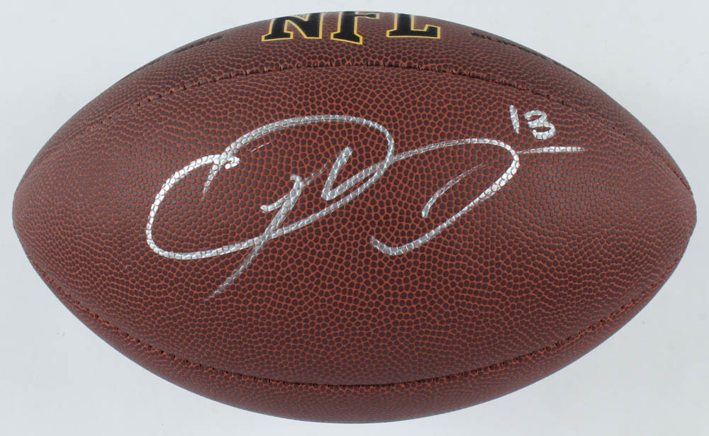 Odell Beckham Jr. Signed Football (PSA COA) at PristineAuction.com Odell Beckham Jr. Signed Football (PSA COA) at PristineAuction.com