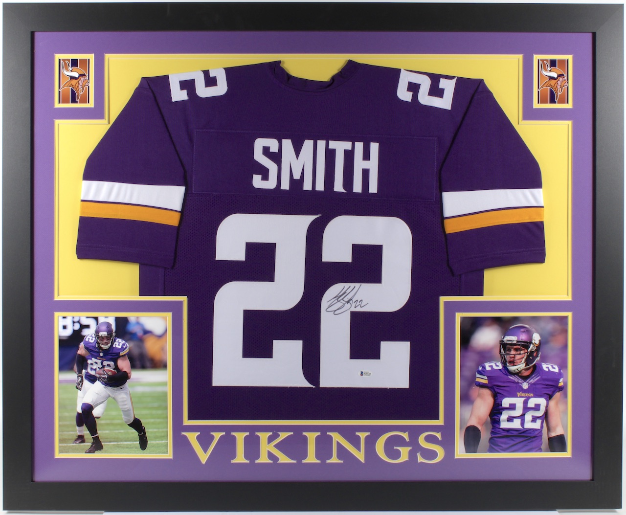 Harrison Smith Signed 35x43 Custom Framed Jersey (Beckett COA) at PristineAuction.com Harrison Smith Signed 35x43 Custom Framed Jersey (Beckett COA) at PristineAuction.com