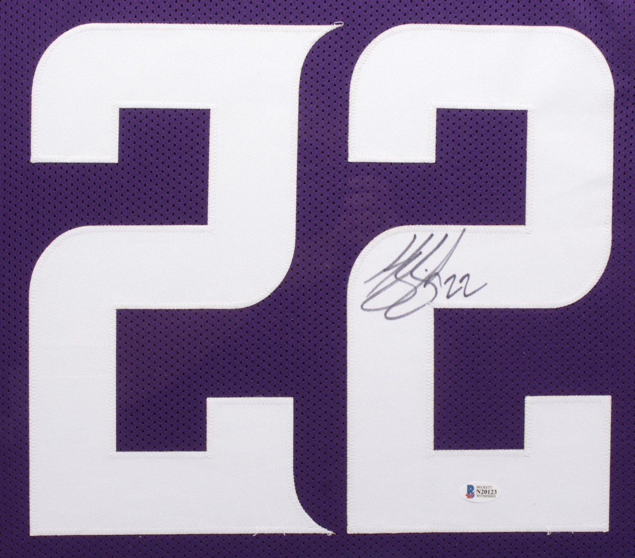 Harrison Smith Signed 35x43 Custom Framed Jersey (Beckett COA) at PristineAuction.com Harrison Smith Signed 35x43 Custom Framed Jersey (Beckett COA) at PristineAuction.com
