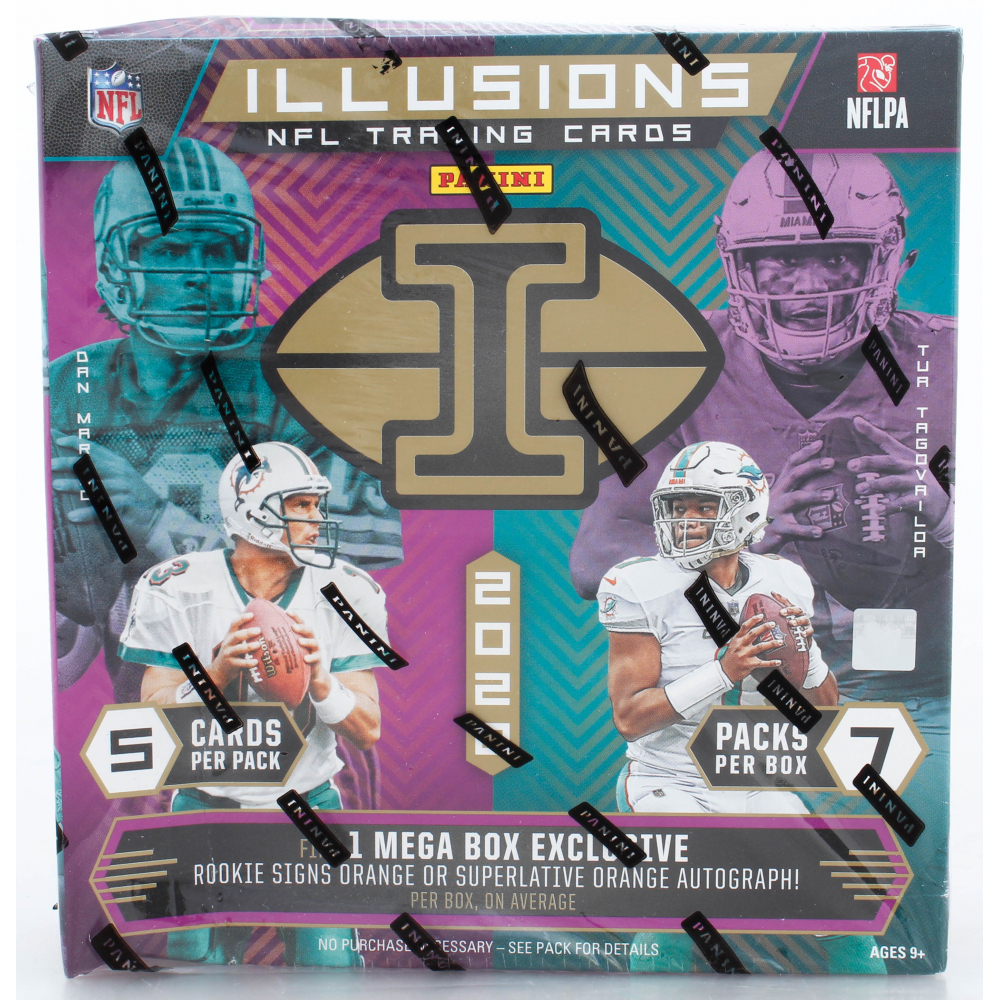 2020 Panini Illusions Football Mega Box With 7 Packs Pristine Auction 2020-panini-illusions-football-mega-box-with-7-packs-pristine-auction