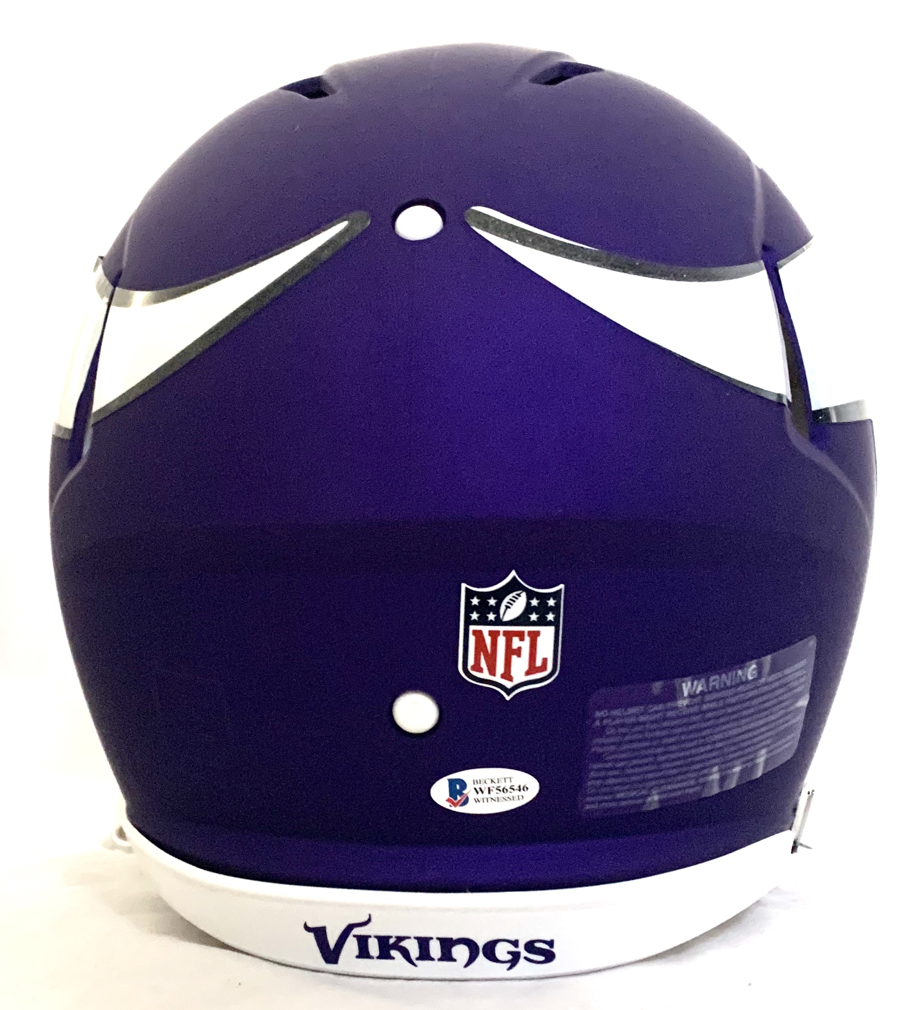 Justin Jefferson Signed Vikings Full-Size Authentic On-Field Speed Helmet (Beckett COA) at PristineAuction.com Justin Jefferson Signed Vikings Full-Size Authentic On-Field Speed Helmet (Beckett COA) at PristineAuction.com