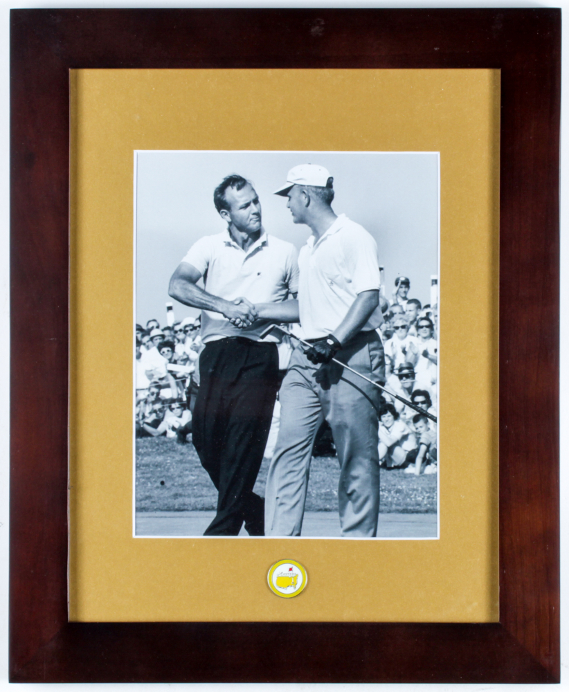 Arnold Palmer & Jack Nicklaus 13.5x16.5 Custom Framed Photo Display