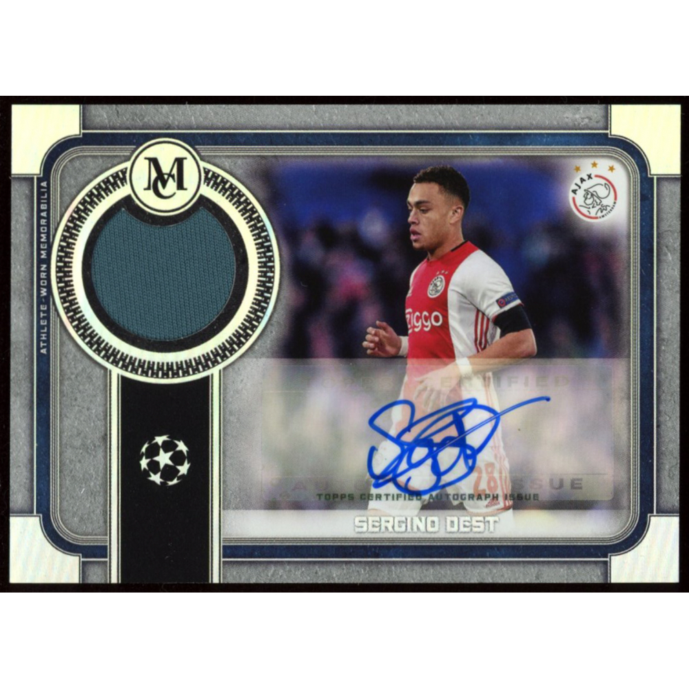 TOPPS サッカーカード MUSEUM COLLECTION ARCHIVAL AUTOGRAPH SERGINO DEST BARCELONA 120/150 #AA-SD 送料無料 中古 IT1 Topps TOPPS サッカーカード MUSEUM COLLECTION ARCHIVAL