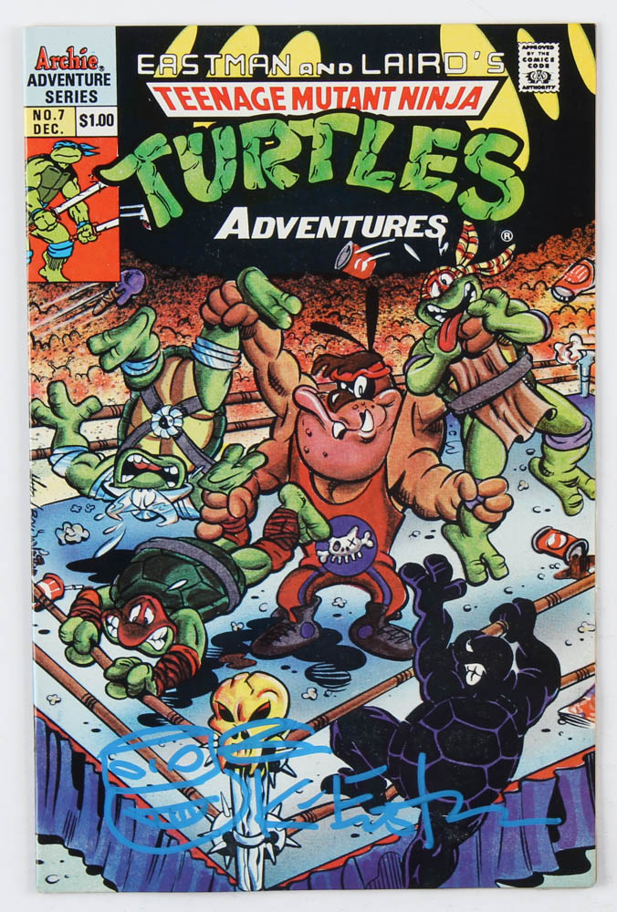 Kevin Eastman Signed Teenage Mutant Ninja Turtles Original Comic Book with Hand-Drawn Turtles Sketch (PA COA) at PristineAuction.com Kevin Eastman Signed Teenage Mutant Ninja Turtles Original Comic Book with Hand-Drawn Turtles Sketch (PA COA) at PristineAuction.com