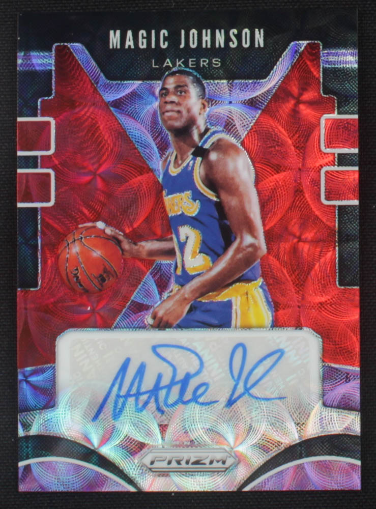 Magic Johnson 2019-20 Panini Prizm Sensational Signatures #79 at PristineAuction.com Magic Johnson 2019-20 Panini Prizm Sensational Signatures #79 at PristineAuction.com